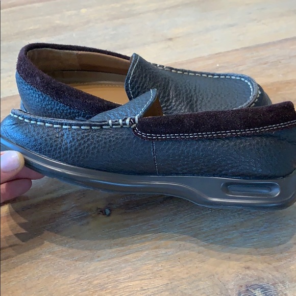 Boys Cole Haan Brown Leather Loafers - Picture 2 of 7